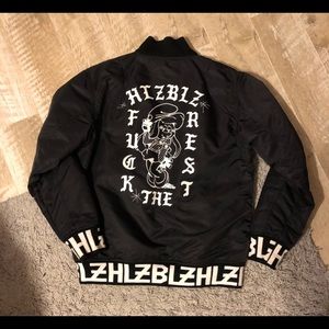 HKZBLZ smurf reversible jacket